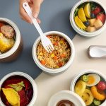 Thermal Lunch Box Food Container Set with Portable Carry Bag - Image 3