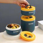 Thermal Lunch Box Food Container Set with Portable Carry Bag - Image 2