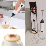 Electric Milk Frother Handheld – Coffee & Egg Beater