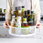 360° Rotating Kitchen Organizer Tray – Spice & Bottle Holder - Image 4