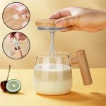 Stylish Manual Coffee Frother Mug – Perfect Milk Foam at Home - Image 2