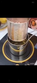 Stainless Steel Deep Fryer Pot with Strainer Basket - Image 2