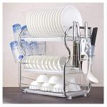 Stainless Steel Kitchen Dish Rack – Plate, Bowl & Cup Organizer - Image 2