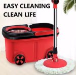 360° Spin Mop Bucket Set with Wheels – Easy Floor Cleaning System - Image 2