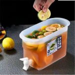 3.5L Beverage Dispenser with Tap – Fruit Infusion Water Container - Image 2