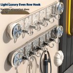 Multipurpose Wall Hook Organizer for Kitchen & Bathroom