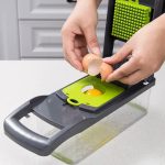 12-in-1 Multi-Functional Vegetable Cutter & Chopper Set with Storage Container – Kitchen Slicer, Dicer, Grater & Peeler Combo 🥕🥒 - Image 6