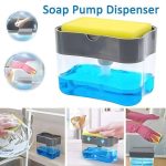 2 in 1 Soap Pump Holder with Sponge